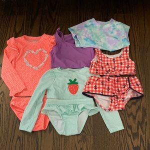 EUC bundle of 3T swimsuits